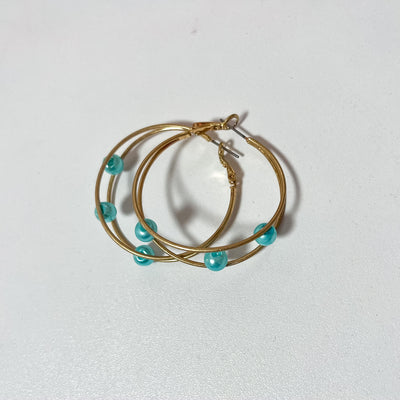 Pearl Hoop Earrings