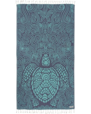 Sand Cloud Mint Swirl Turtle