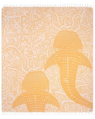 Sand Cloud Whale Shark Sunflower XL
