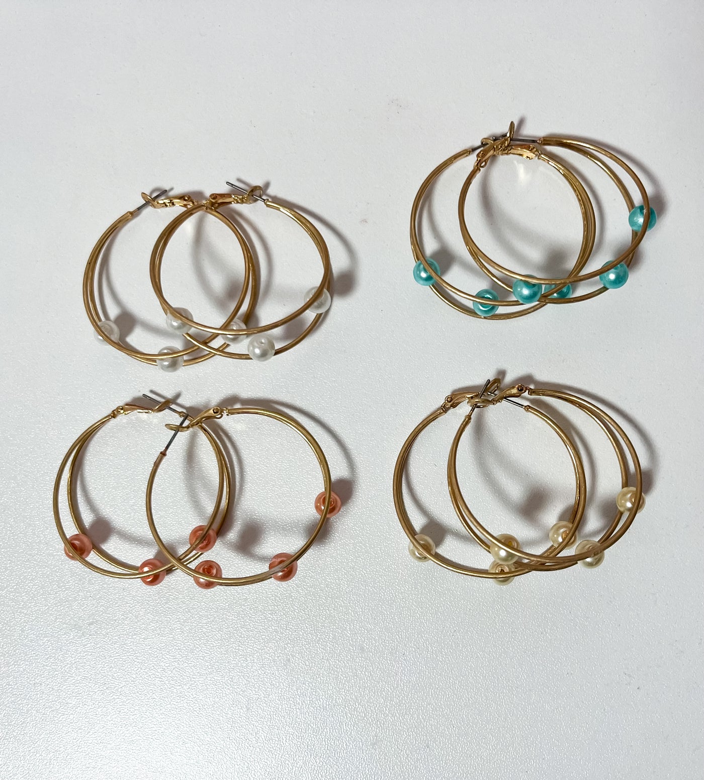 Pearl Hoop Earrings