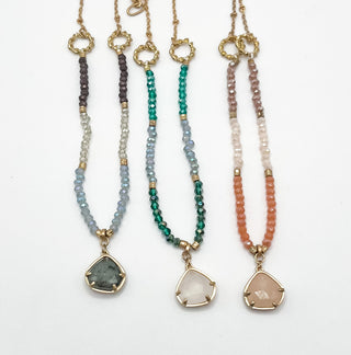 Stone Short Necklace