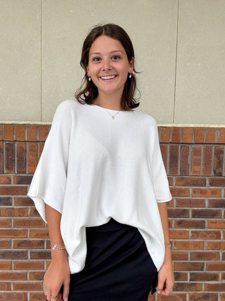 Boxy Babe Short Sleeve Sweater