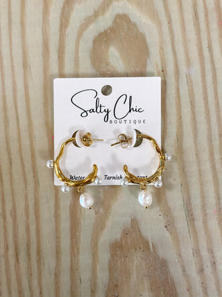 Rigid Pearl Hoops