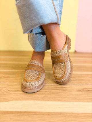 Corky’s Am I Right Raffia Mules