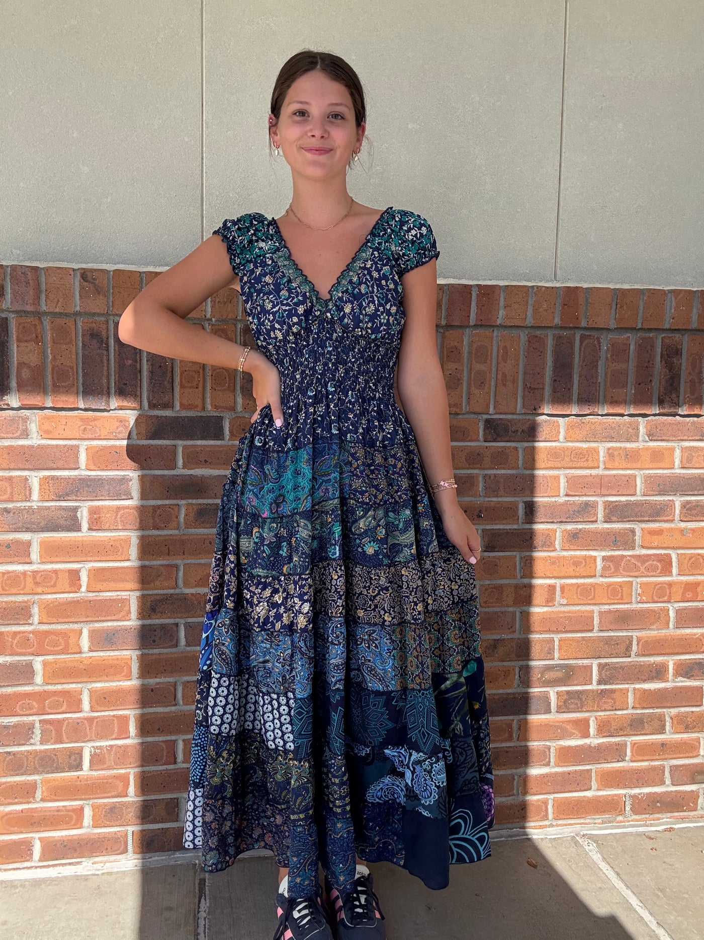 Silky Bobbin Tier Dress