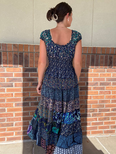 Silky Bobbin Tier Dress