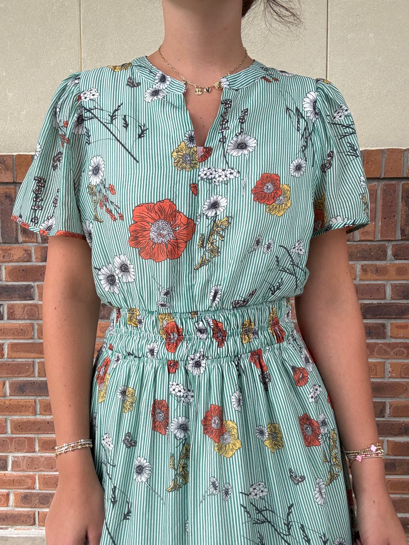 Umgee Madison Striped Dress