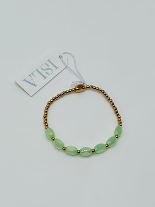Isla "Meet Me Halfway" Bracelet - Minty