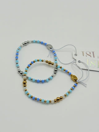 Isla "Coastal Crystals" Bracelet Amalfi - Tidal Wave