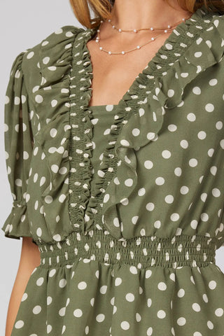Everly Dot Blouse