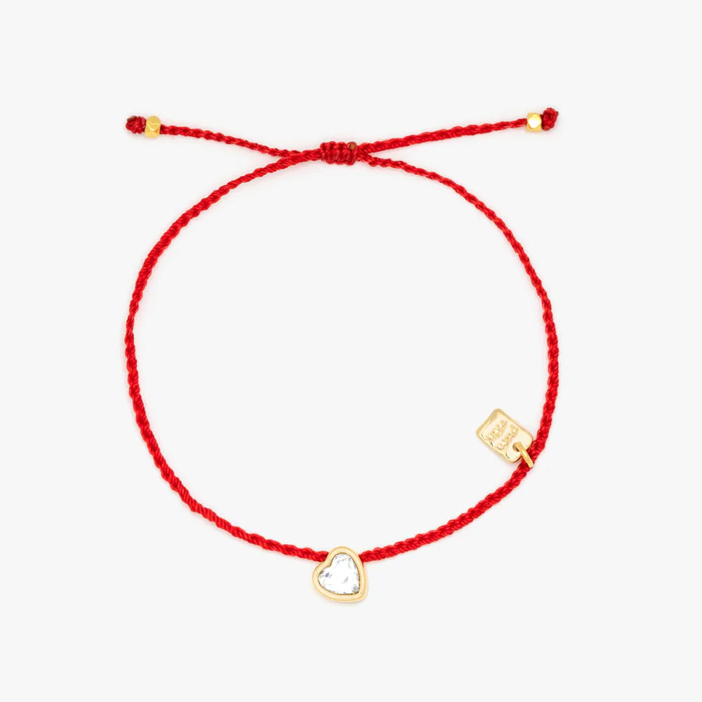 Pura Vida Heart Bead Gold Dainty Bracelet