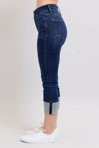Judy Blue High Waist Double Band Capri