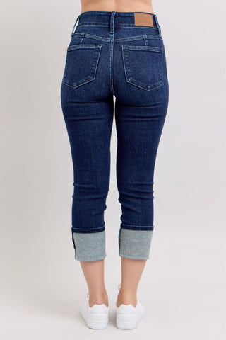 Judy Blue High Waist Double Band Capri