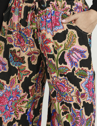 Umgee Wildflower Wander Wide-Leg Pants