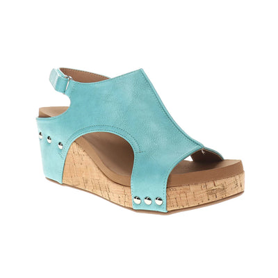 Corky's Teal Carley Sandals