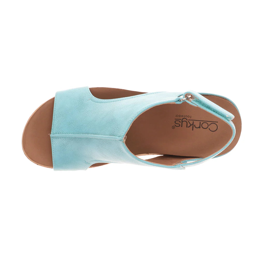 Corky's Teal Carley Sandals