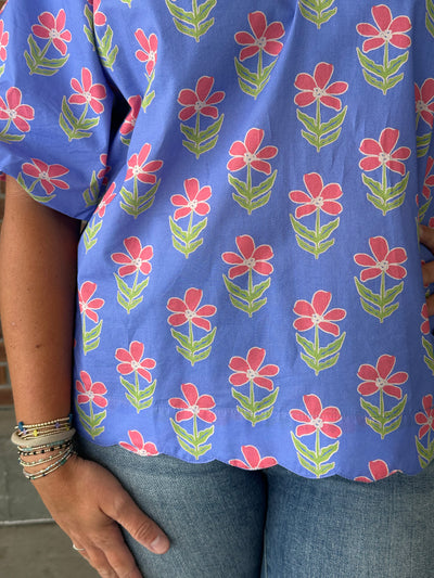 Umgee Summer Floral Top