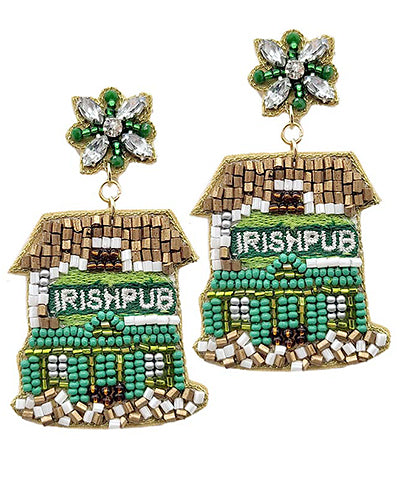 Paddy Time at the Pub earrings