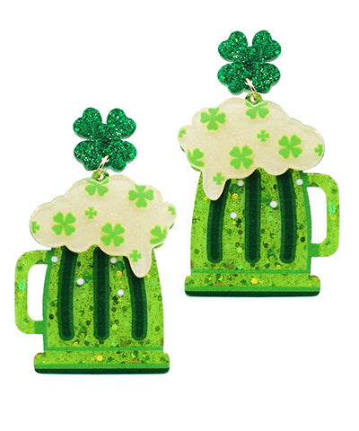 Beer 30 Irish Time earrings