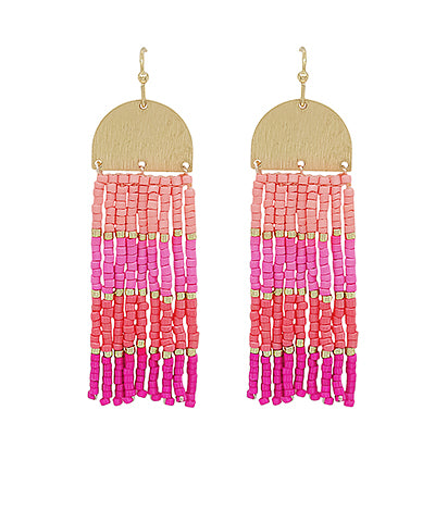 Free Flowing Seed Bead Earrings