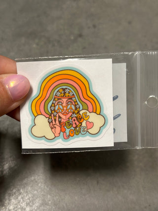Peace Love Women Sticker