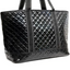 Black Quilted PU