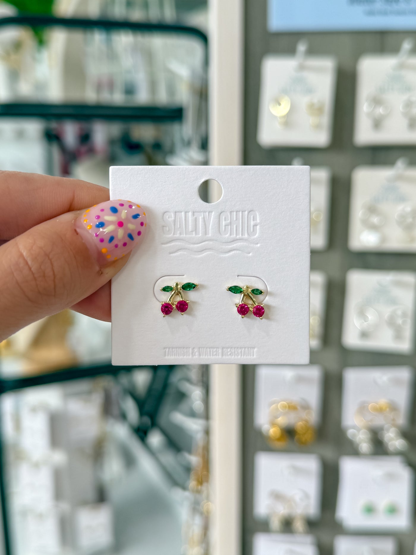 Cherry Stud Earrings