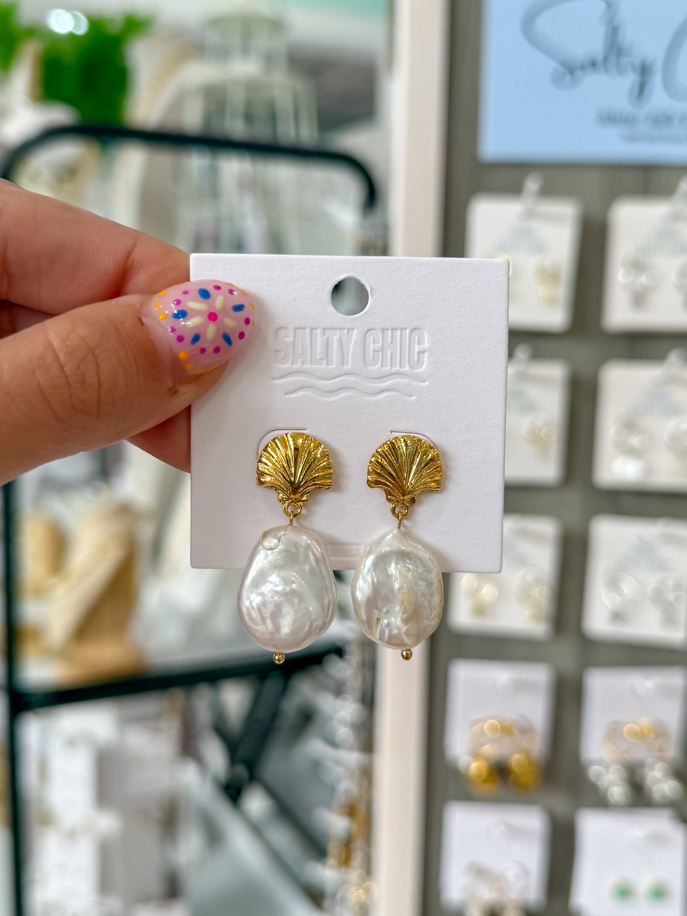 Pearl & Shell Earrings