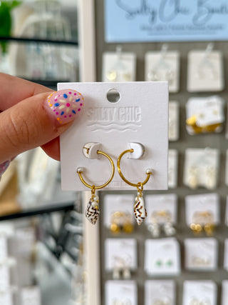 Coastal Charm Hoops
