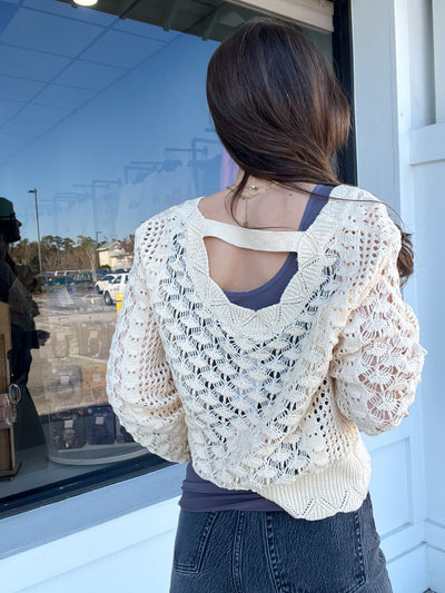 Cally Crochet Sweater