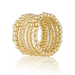 Sahira Allison Beaded Wrap Bracelet- 6 Row