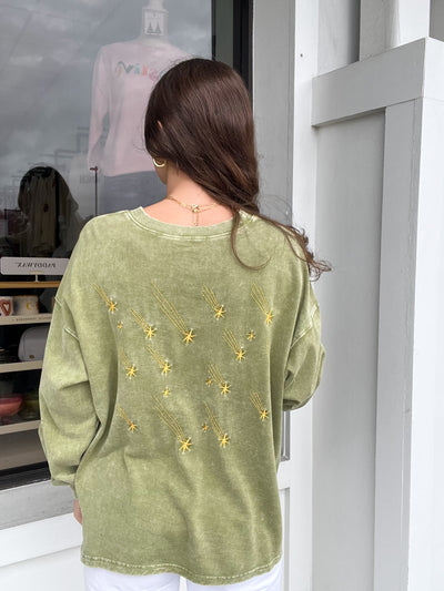 Starfall Terry Knit Pullover