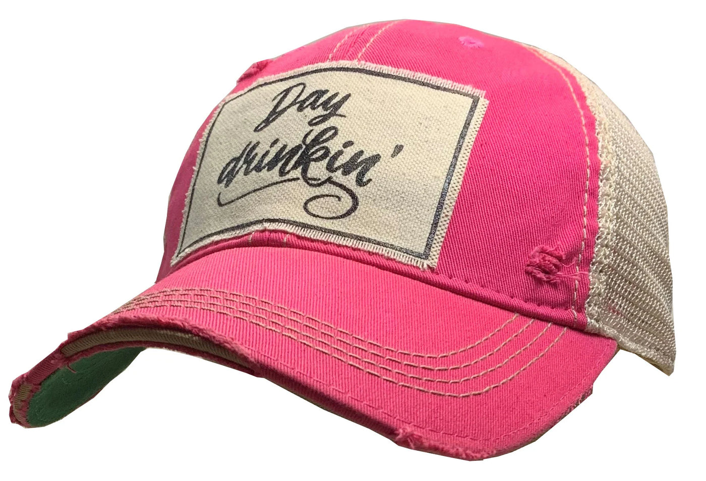 Day Drinkin' Distressed Trucker Cap