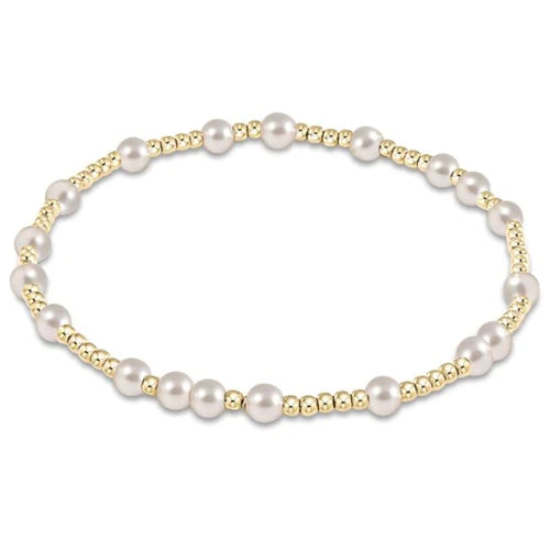 ENewton Hope Unwritten Pearl Bead Bracelet Gold