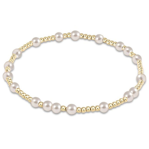 ENewton Hope Unwritten Bracelet 3mm - Pearl