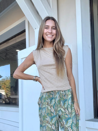 Chic Cowl Neck Knit Top