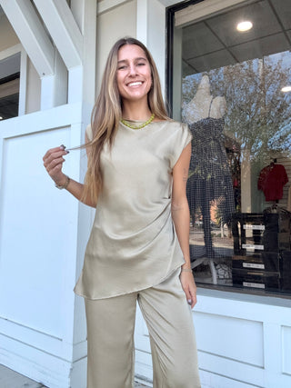 Darling Asymmetric Drape Top
