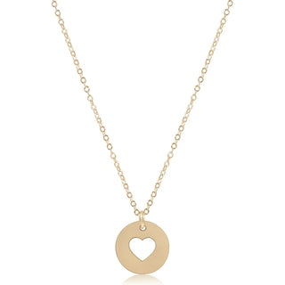 Enewton 16" Love Gold Disc Necklace