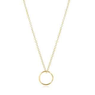 Enewton 16" Halo Gold Necklace
