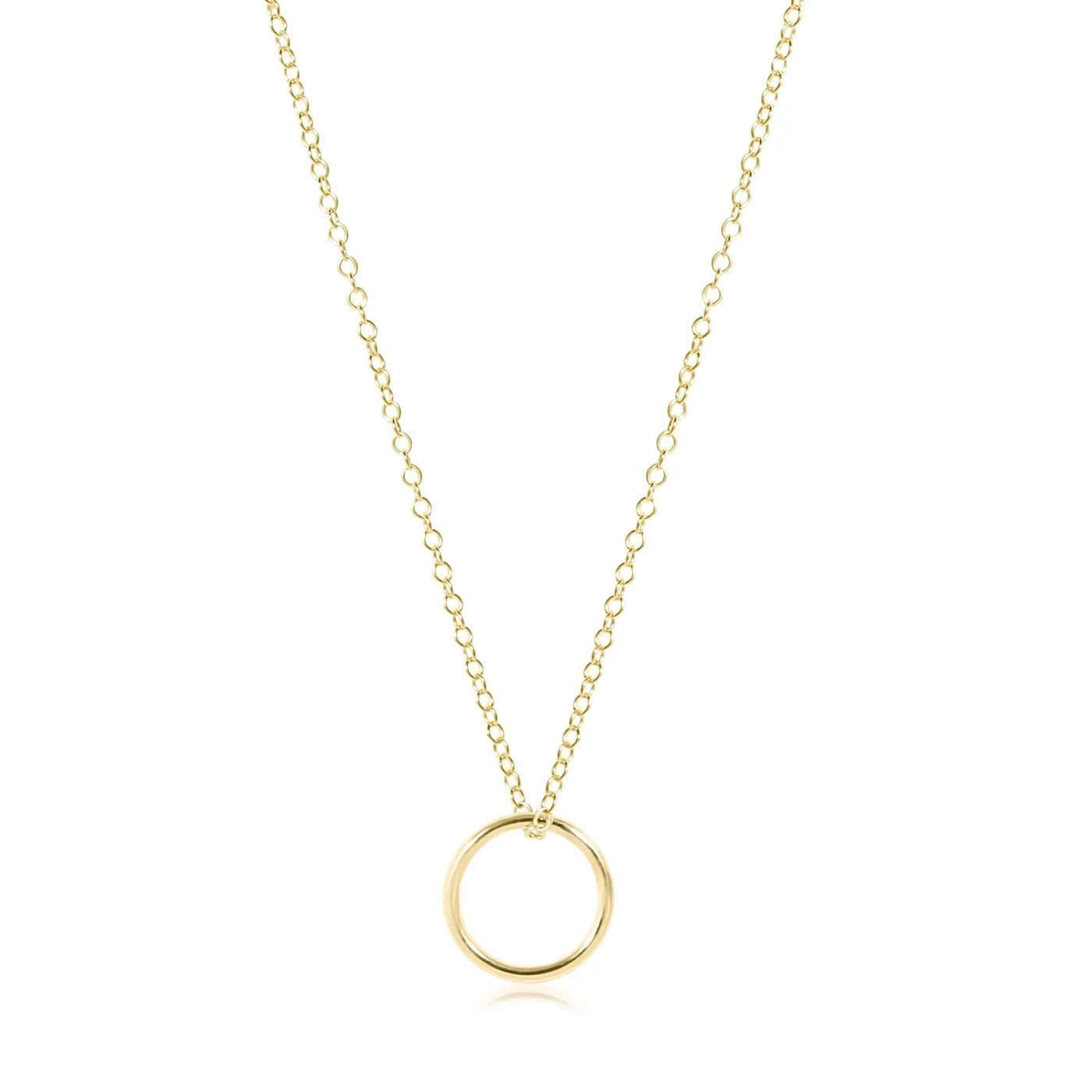 Enewton 16" Halo Gold Necklace