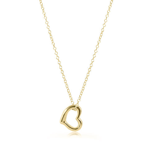 ENewton 16" Love Gold Charm Necklace