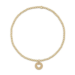 ENewton Love Disc Gold Bracelet