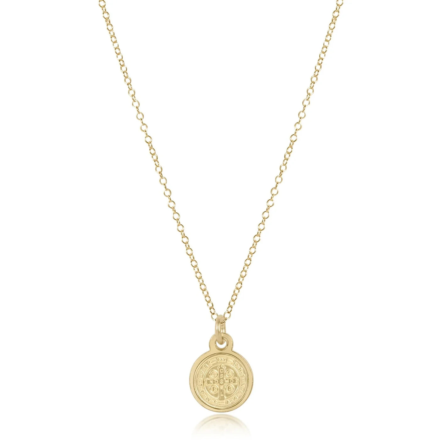 Enewton 16" Blessing Gold Disc Necklace