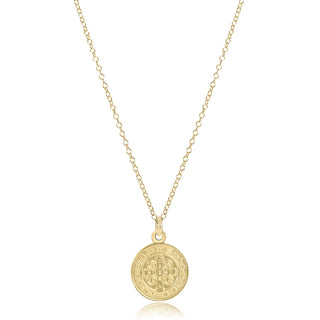 Enewton 16" Blessing Gold Disc Necklace