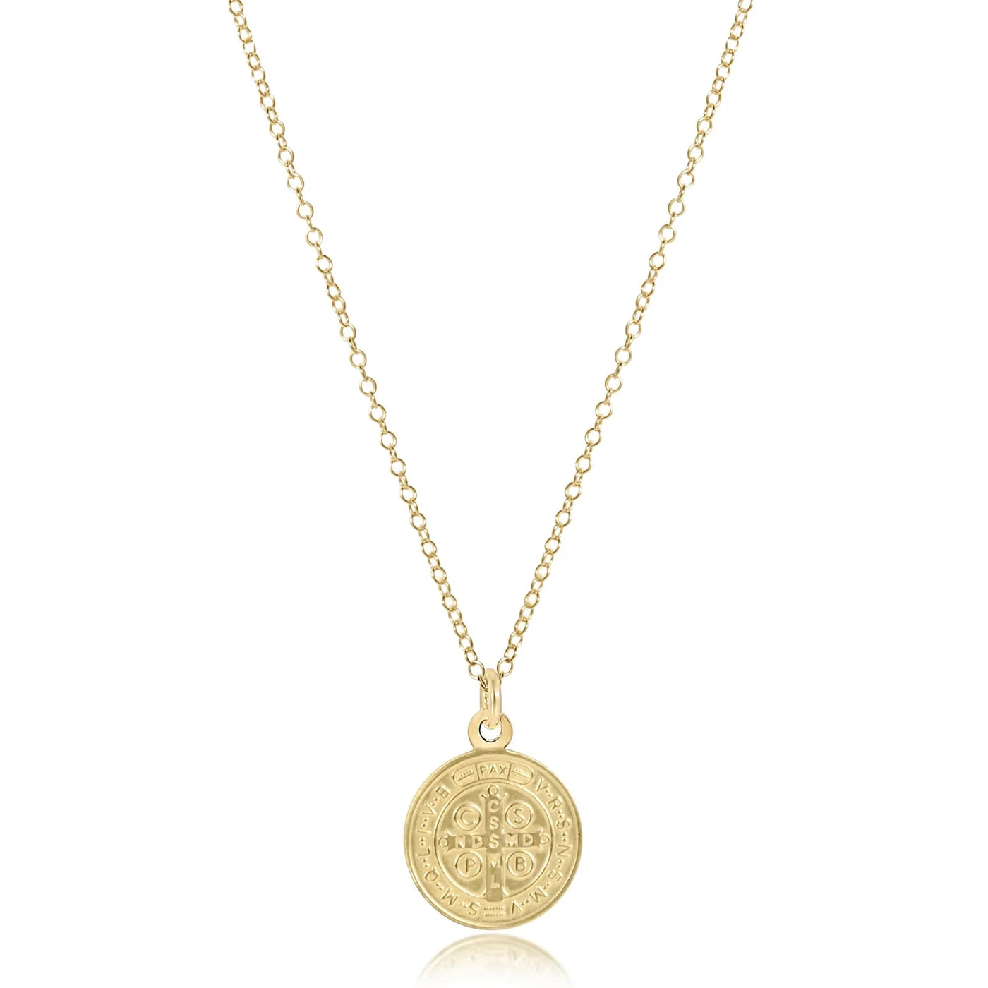 Enewton 16" Blessing Gold Disc Necklace