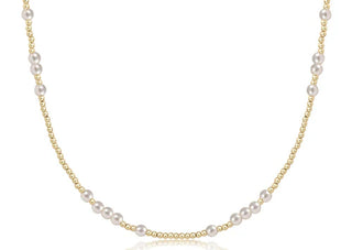 Enewton Hope Unwritten Choker 3mm Pearl Gold