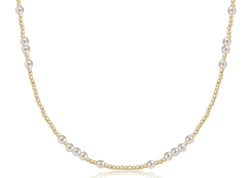 Enewton Hope Unwritten Choker 3mm Pearl Gold