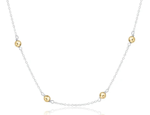 Enewton Choker Simplicity Chain Mixed Metal 4mm