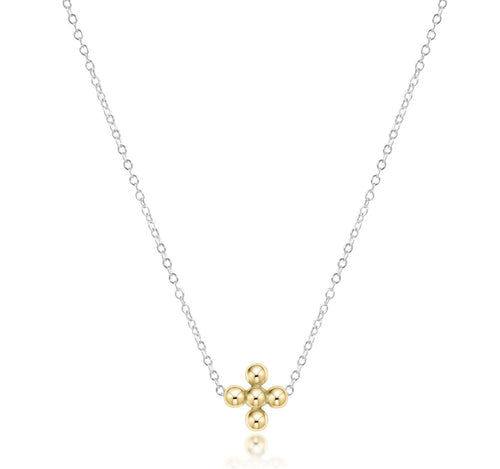 ENewton 16" Beaded Signature Cross Necklace