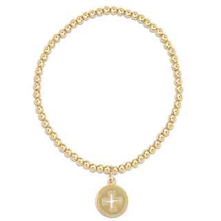 ENewton Signature Cross Disc Bracelet